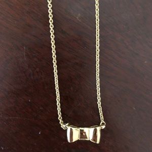 Kate Spade Gold Bow Necklace